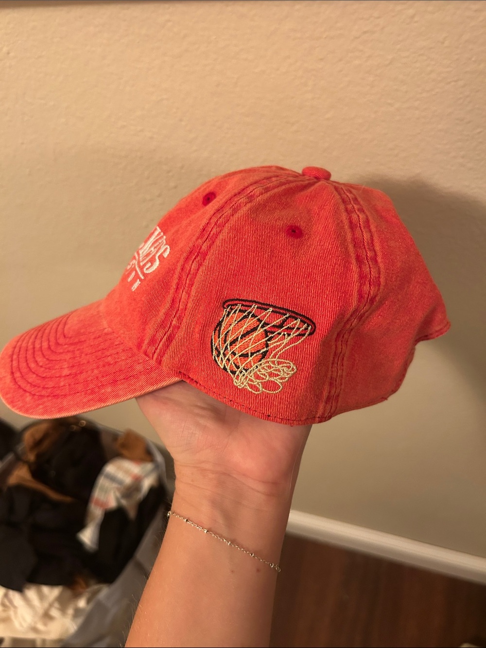 Houston Rockets Adjustable Red Baseball Cap - Picture 2 of 5